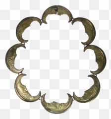 Vintage Crown Trifari Unusual Crescent - Icon Emoji