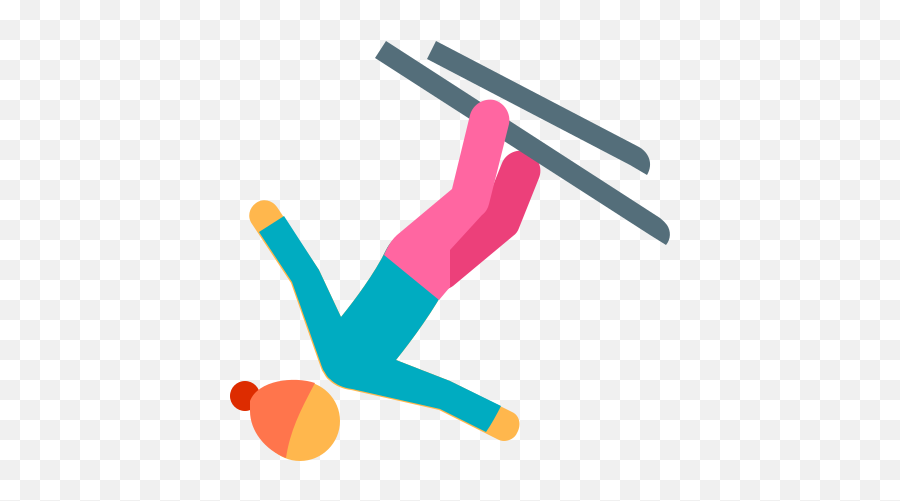 Freestyle Skiing Icon - Free Download Png And Vector Graphic Design Emoji,Skiing Emoji
