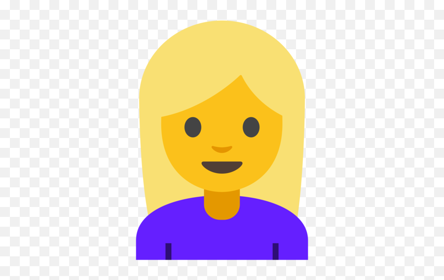 Blond Hair Emoji - Emoji Woman Frowning,Blonde Emoji