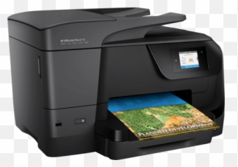 123 - Printer Hp Officejet Pro 8710 Emoji,Printer Emoji