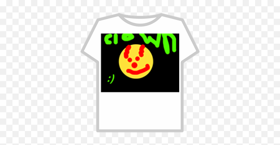 Clown Roblox Error T Shirt Emoji Clown Emoticon Free Transparent Emoji Emojipng Com - clown shirt roblox