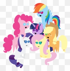 Happy 4 - My Little Friendship Is Magic Emoji