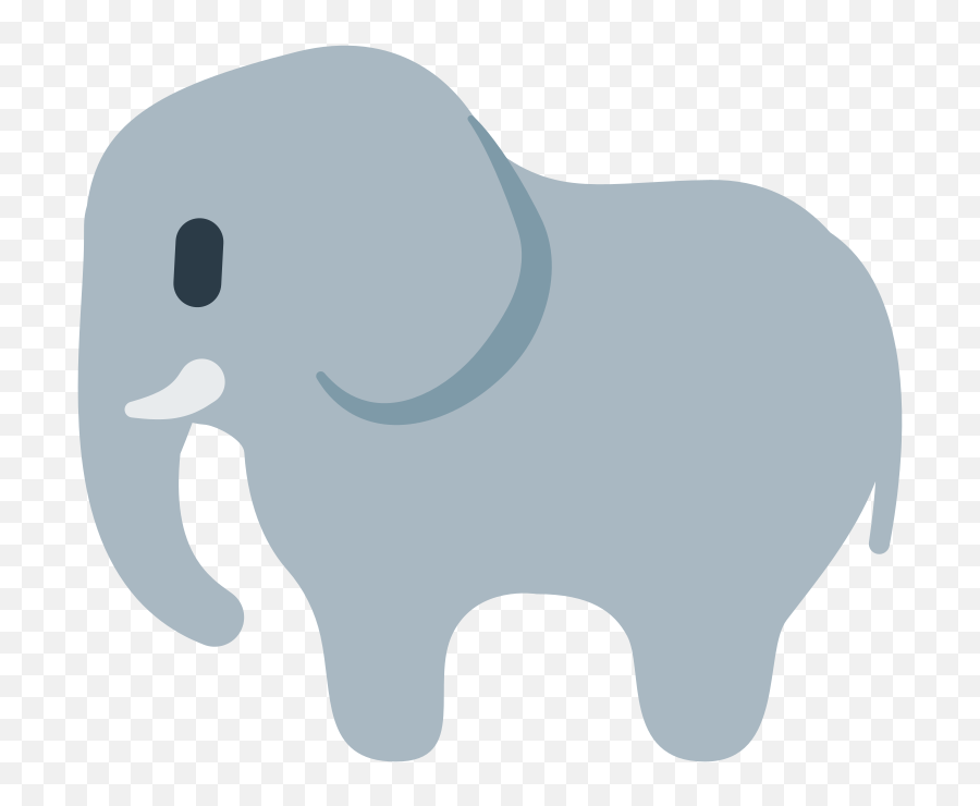 Fxemoji U1f418 - Emoticon Whatsapp Elephant,Ios 12 Emojis