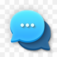 Sms Transparent - Blue Icon Png Clipart Full Size Art Emoji