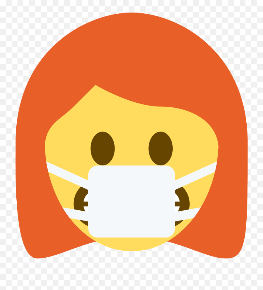 Emoji Face Mashup Bot On Twitter U200d Woman Red Hair - Circle,Grimace Emoji Transparent