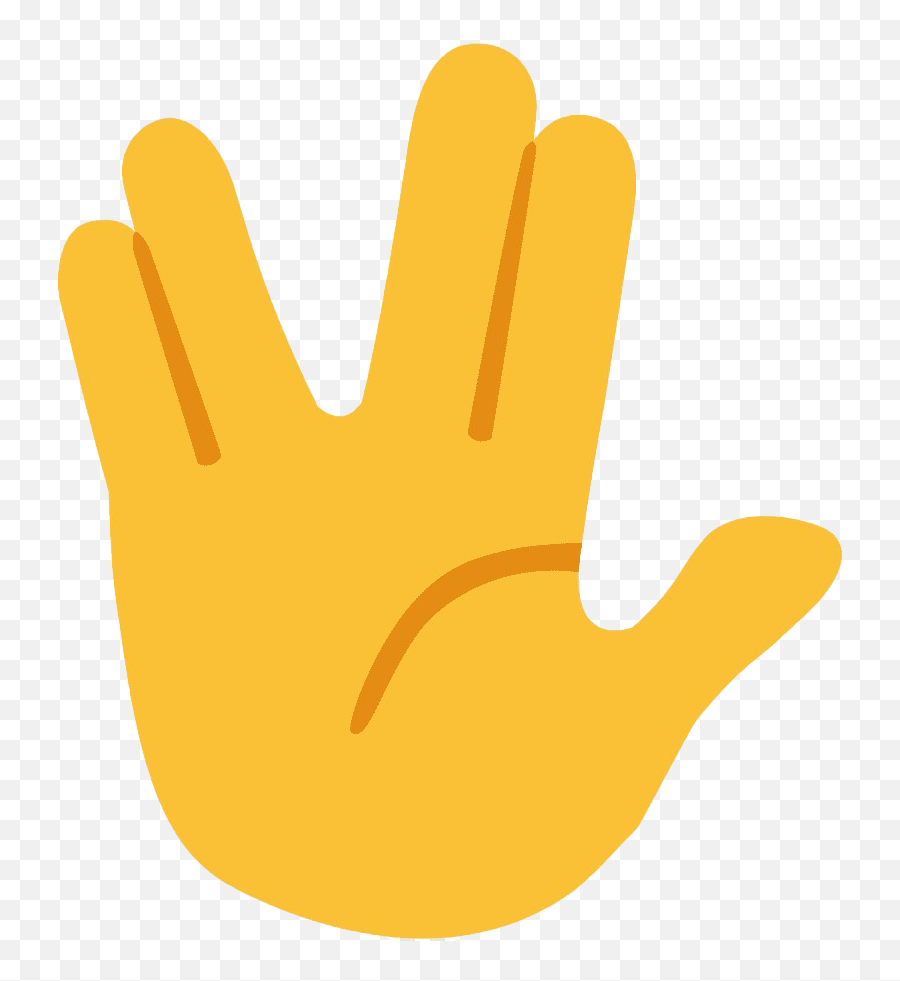 Hand Emoji Png Transparent Background - Vulcan Emoji,Hand Emoji