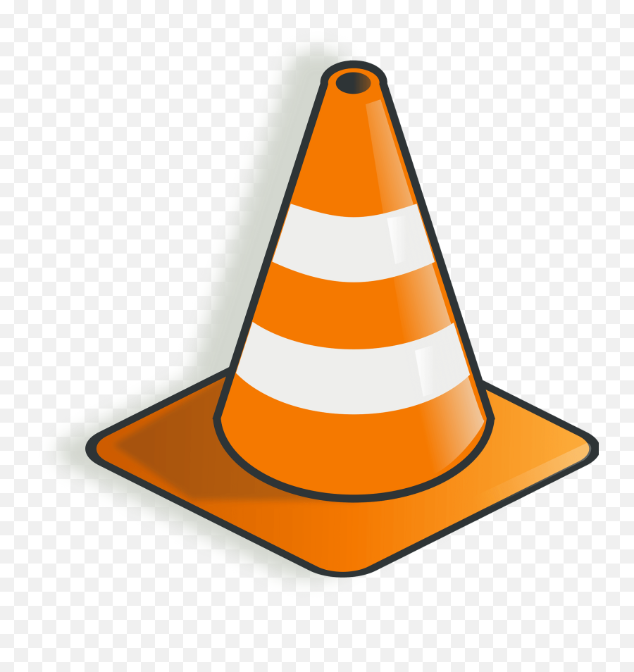 Construction Cone Clipart - Cone Clipart Emoji,Traffic Cone Emoji