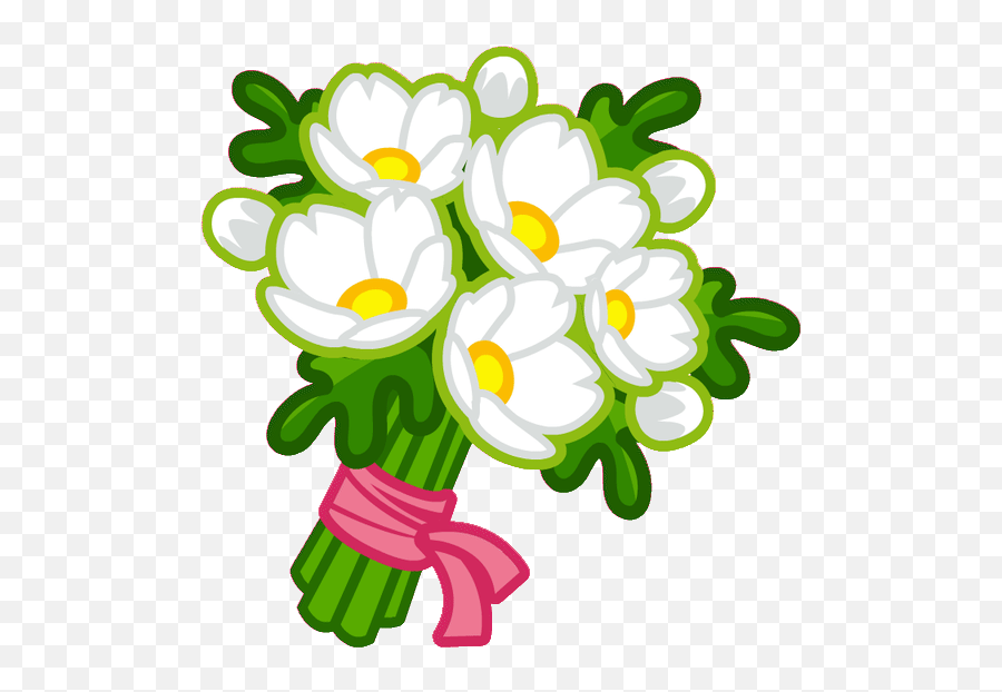 Top Throw Flower Stickers For Android - Bouquet Of Flowers Clipart Gif Emoji,Flower Girl Emoticon