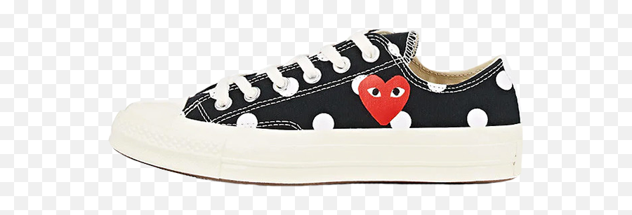 Spotty Converse - Converse Comme Des Garcons Polka Dot Emoji,Emoji Converse Shoes