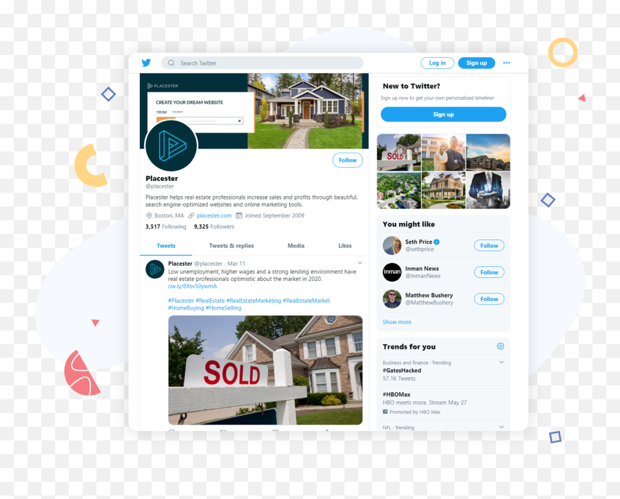 The Definitive Guide To Real Estate Lead Generation In 2020 - House With Sold Sign Emoji,Flag And Rocket Emoji
