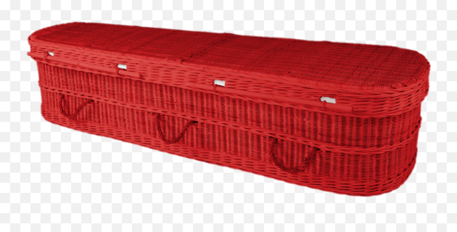 Red Wicker Coffin - Ataud De Terciopelo Rojo Emoji,Coffin Emoji