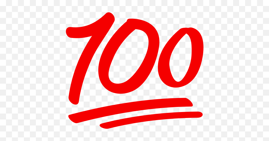 Hundred Points Symbol Emoji For - Logo,Hundred Emoji