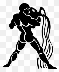 Black Aquarius Drawing - Png Emoji