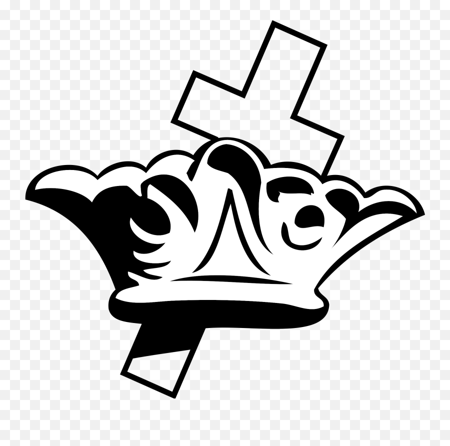 Cross And Crown - Cross And Crown Emoji,Raise Hand Emoji