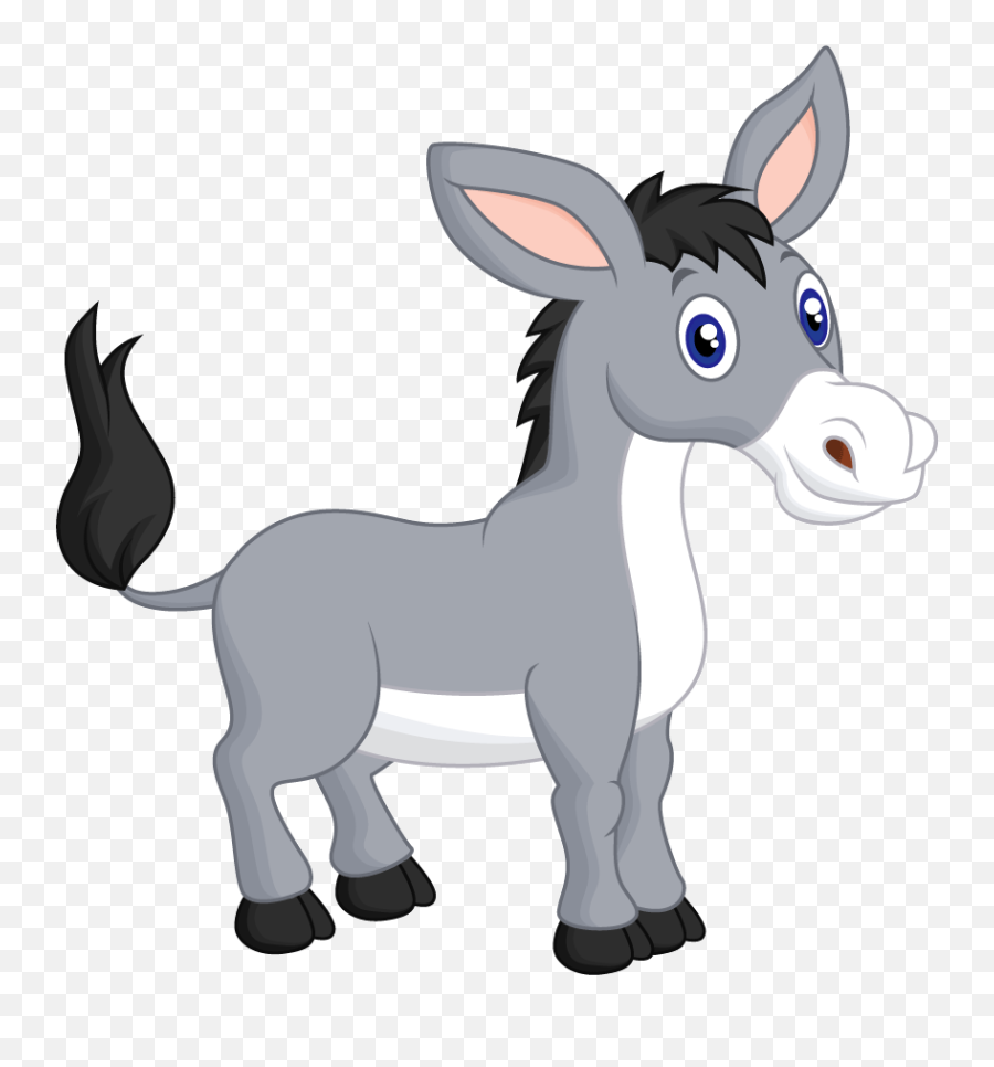 Picture - Donkey Cartoon Png Emoji,Donkey Emoticon