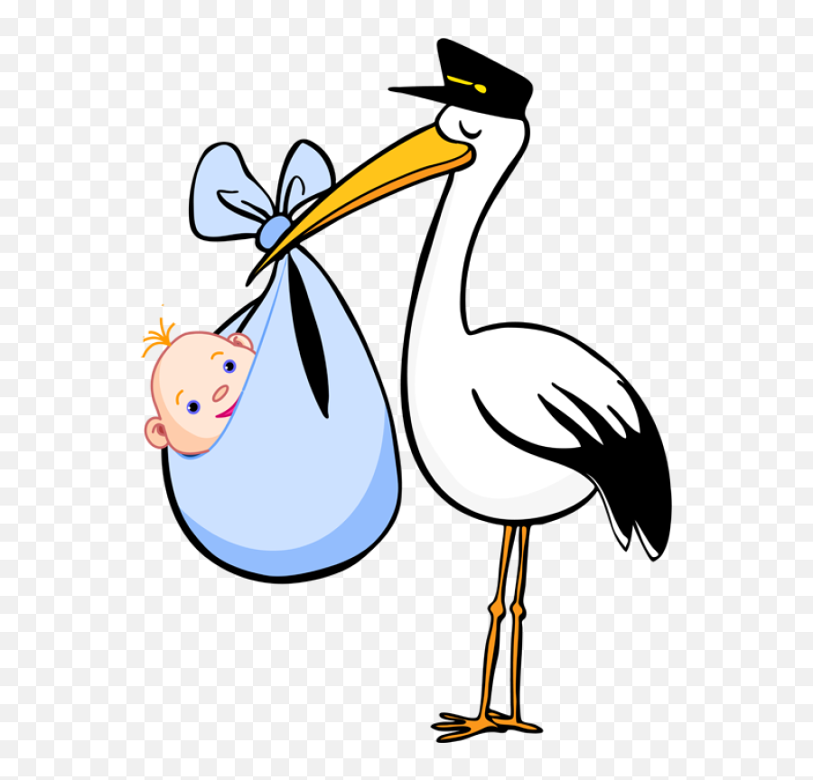 Stork Clipart Its A Girl Stork Its A - Baby Announcement Clipart Emoji,Stork Emoji