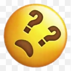 Question Emoji Transparent Png Clipart Free Download - Pumpkin