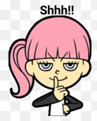 Stickers For Whatsapp - Hacker Girl Meme Emoji,Emoji Shhh