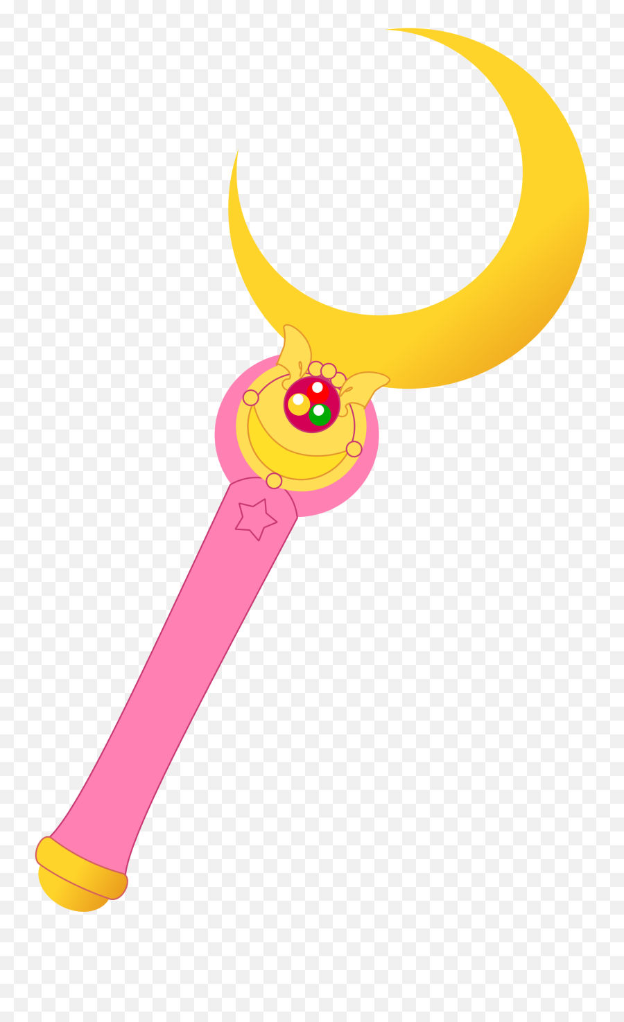 Moon Wand Vector - Sailor Moon Wand Vector Emoji,Wand Emoji