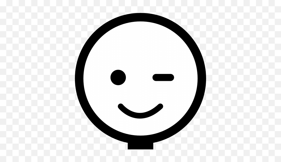 Global Symbols Wink In Conceptnet - Hand Drawn Smiley Face Emoji,Wink Emoticon