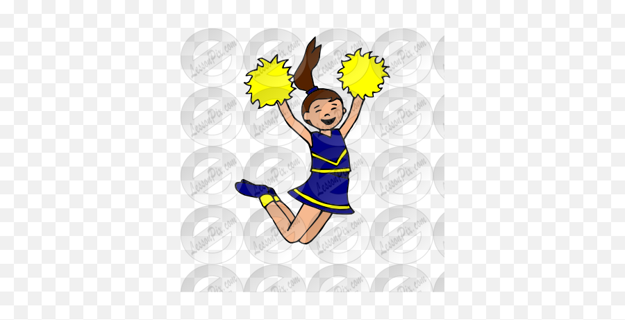 Cheerleader Picture - Clip Art Emoji,Cheerleader Emoji