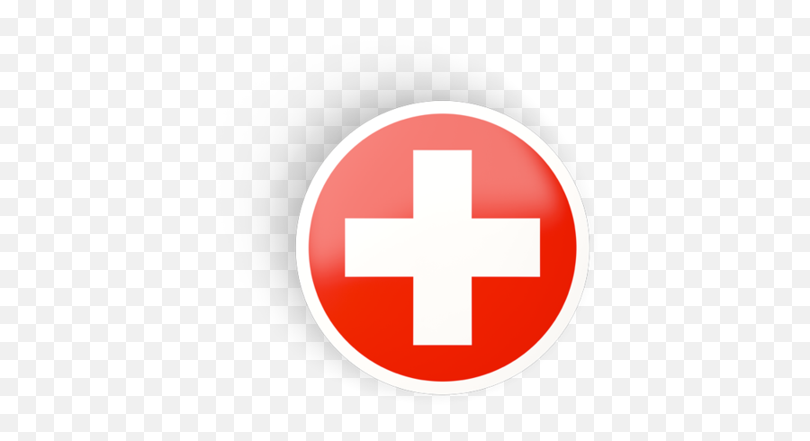 Switzerland Flag Round - Round Icon Switzerland Flag Png Emoji,Swiss Flag Emoji