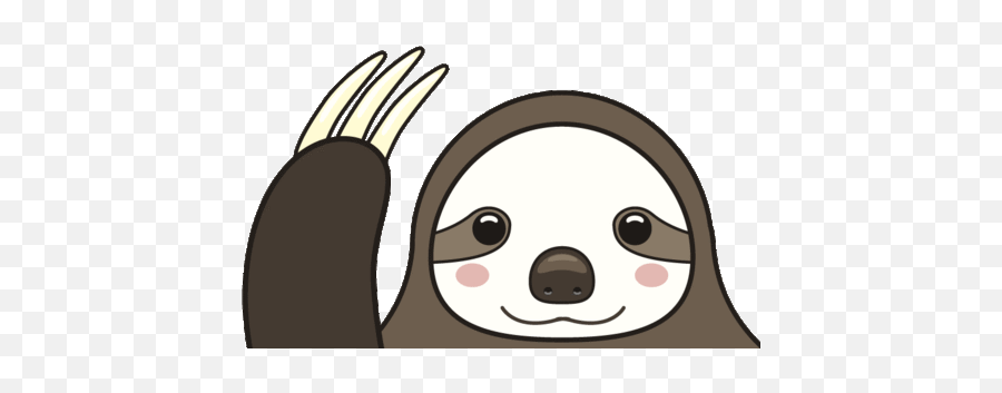 Top Sloth Pepe Stickers For Android U0026 Ios Gfycat - Cartoon Hello Gif Transparent Emoji,Sloth Emoticon