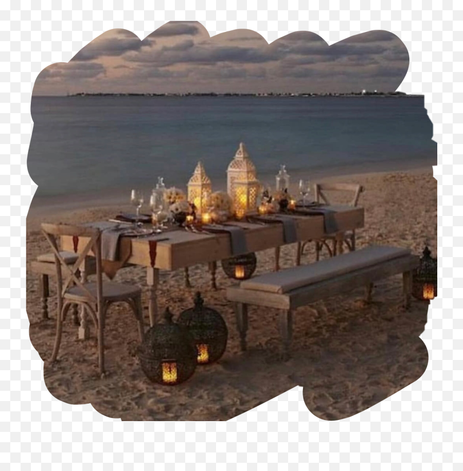 Beach Dinner Tea Supper Night Table - Grand Cayman Marriott Beach Resort Emoji,Emoji Party Table