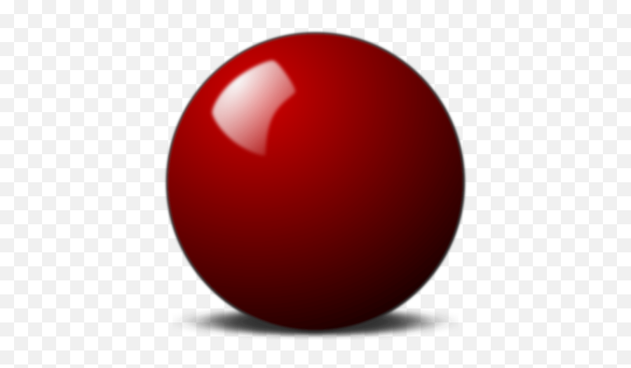 Red Snooker Ball - Red Snooker Ball Png Emoji,Beach Emoji