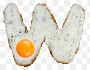 Eggs Font Food Typography Handmade Font Eggs - Letter W In Food Emoji,Fried Egg Emoji