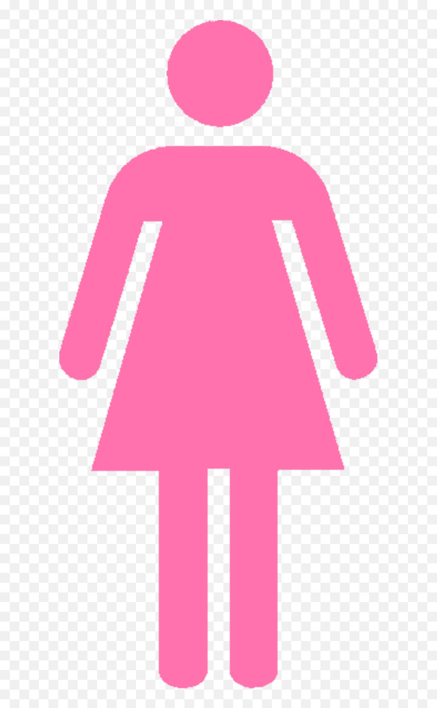 Clipart Bathroom Bathroom Sign Clipart - Pink Girl Bathroom Sign Emoji,Emoji Bathroom Signs