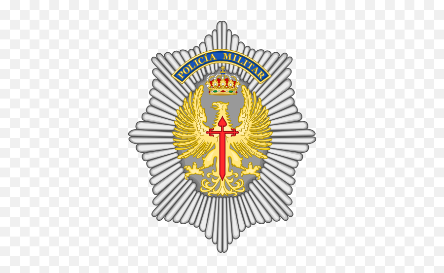 Emblem And Badge Of The Spanish Army Military Police - Country Fire Authority Victoria Logo Emoji,Police Badge Emoji