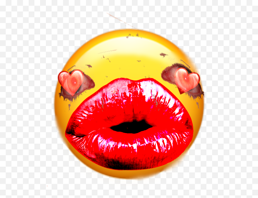 In Love Cursed Emoji - Cursed I Love You Emoji,Lipstick Emoji