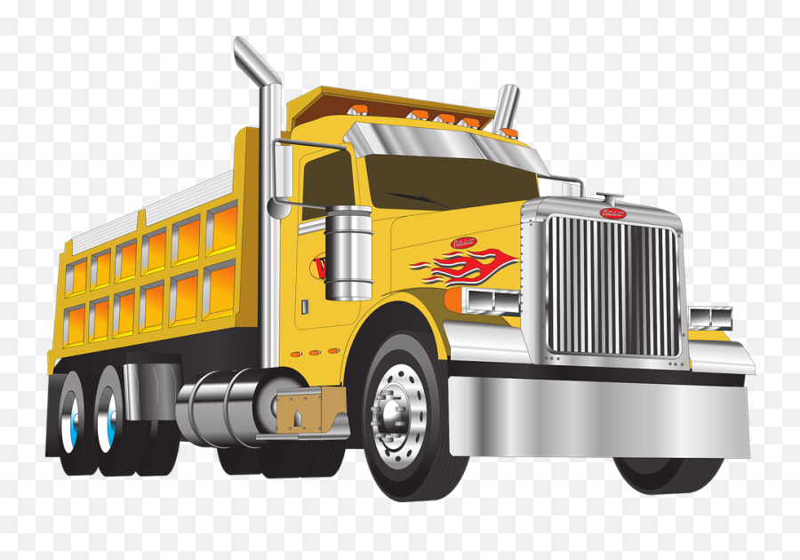 Truck Peterbilt Chrome - Peterbilt Dump Truck Vector Emoji,Emoji Google Chrome