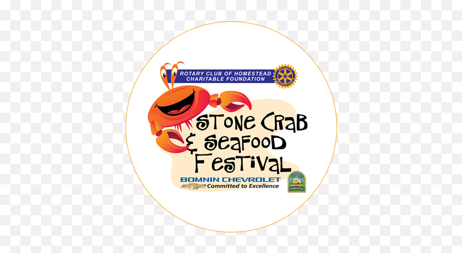 Stone Crab Seafood Festival - Circle Emoji,Crab Emoticons