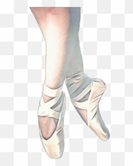 Ballerina Ballet Pointe Enpointe - Ballet Dancer Emoji,Ballet Shoe Emoji