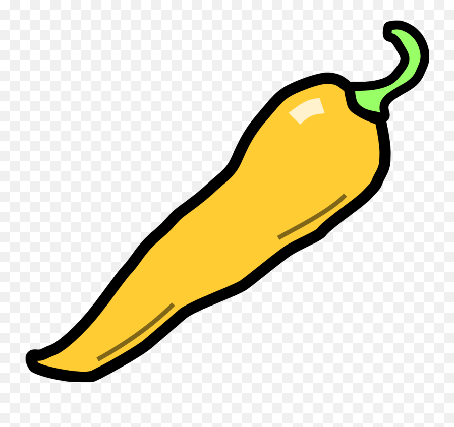 Jalapeno Clipart Cayenne Pepper - Yellow Chili Pepper Clipart Emoji,Chilli Emoji