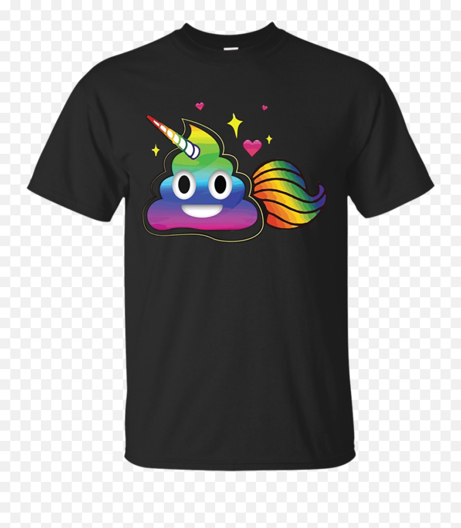Cute Girl Rainbow Emoji Poop Shirt - Unspeakable Logo,Cute Girl Emoji