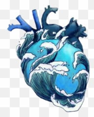 Emoji Background - Beneath The Waves Heart
