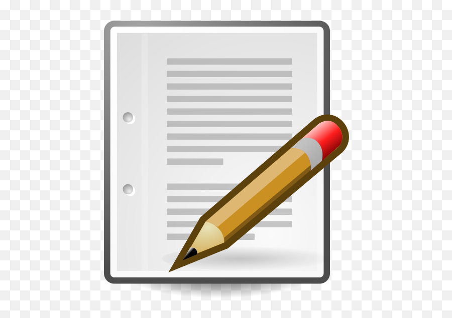 Text - Transparent Paper And Pencil Png Emoji,X Emoji
