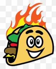 Hot Taco - Taco Cartoon Emoji,Taco Emoticon