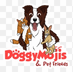 Border Collie Personalized Cartoon Emoji - Cartoon,Emoji Dog