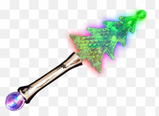 Crystal Christmas Tree Wand - Brass Instrument Emoji