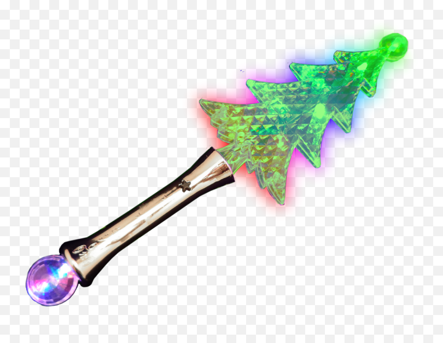 Crystal Christmas Tree Wand - Brass Instrument Emoji,Wand Emoji