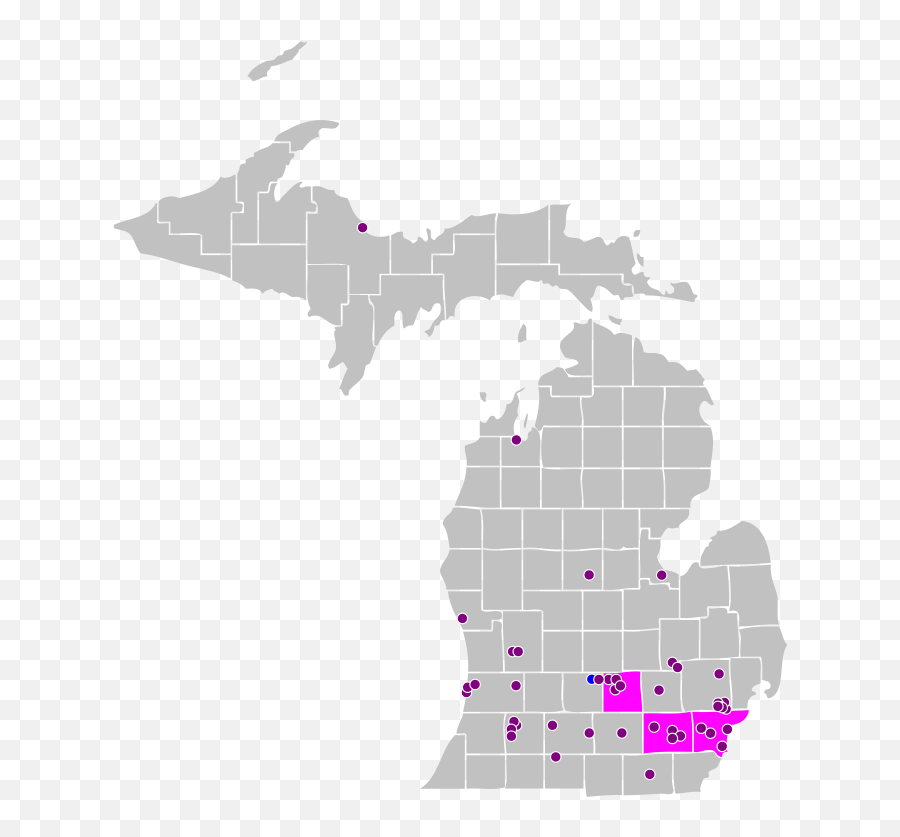 Michigan Counties And Cities With Sexual Orientation - Michigan 2018 Election Map Emoji,Anti Lgbt Emoji
