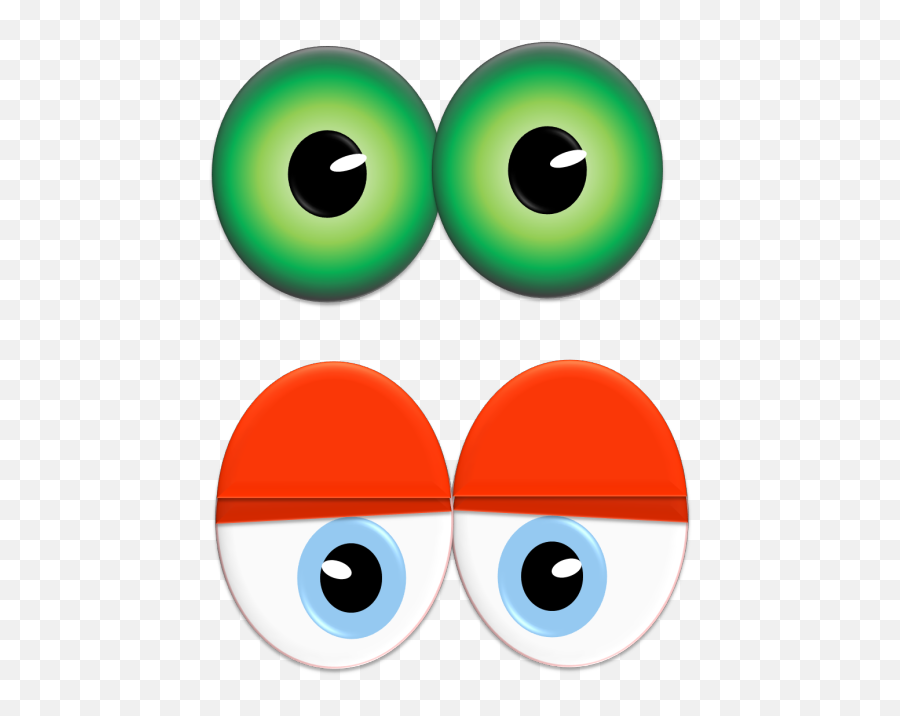 Throw A Monster Eyes - Monster Eyes Clipart Emoji,Eyeball Emoji