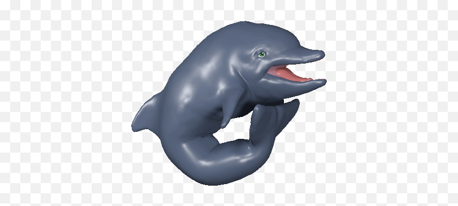Nvdes - Animated Swimming Dolphin Gif Emoji,Dolphin Emoticon