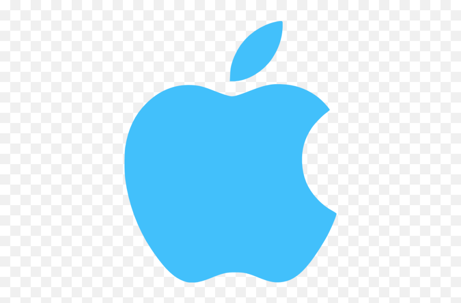 Blue Sky Wallpaper - Lime Green Apple Logo Emoji,Apple Logo Emoticon