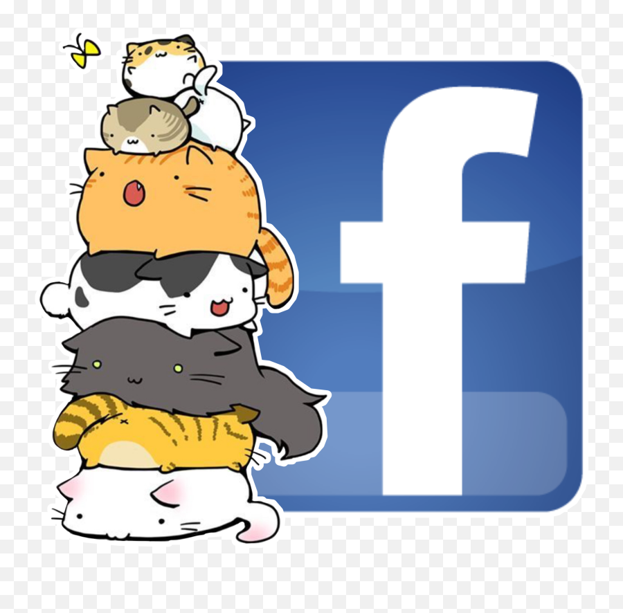 Facebook Logo Logofacebook Fb Cat - Cartoon Emoji,Facebook Cat Emoji