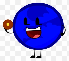 Blue Planet Is About To Eat Pancake - Clip Art Emoji